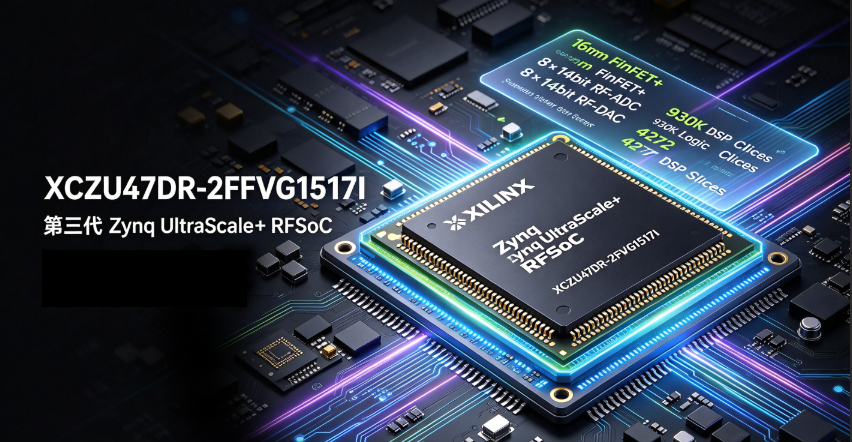 雅创芯城现货供应 | Xilinx Zynq UltraScale+RFSoC系列 XCZU47DR-2FFVG1517I